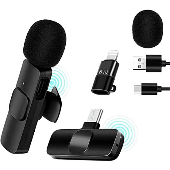 K8 Wireless  Microphone - Dual Plug (Type-C & iOS)