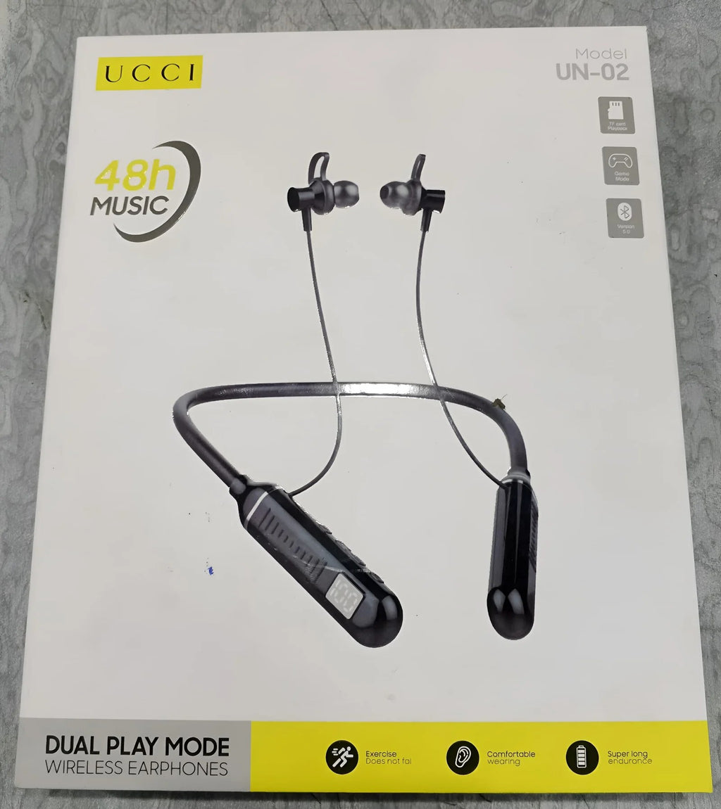 Neckband Bluetooth Headphones – 72 Ghante Music Time, Memory Card Slot
