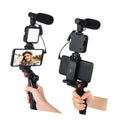 Y-49 Video Making Kit Vlogging Rig with LED Light, Shotgun Microphone, Tripod Stand & Bluetooth Remote