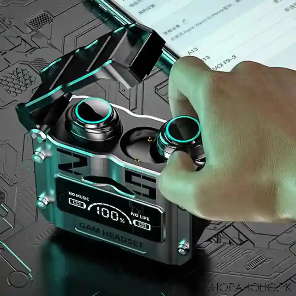 M25 TWS Gaming Earbuds with Power Bank – 9D Stereo Sound